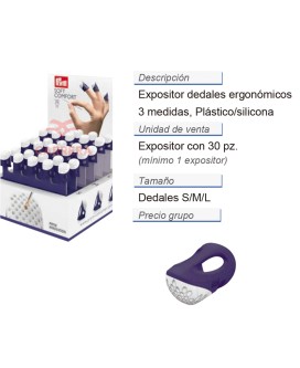 DEDALES SILICONA EXPOSITOR 30UDS