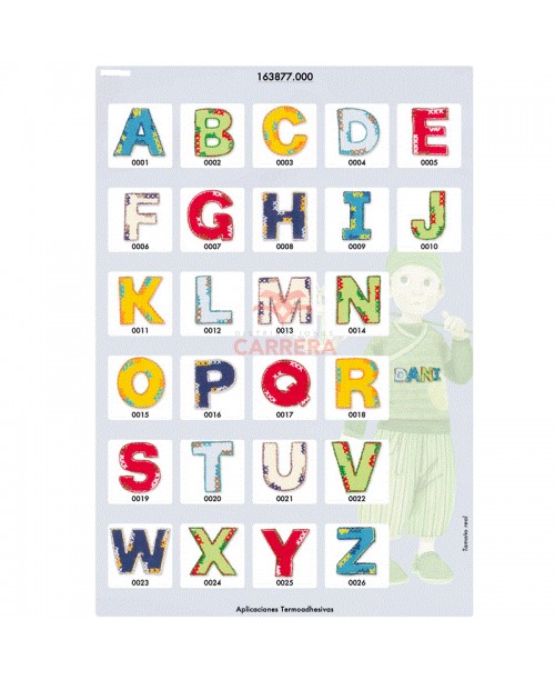 INICIAL TERMOADHESIVA INFANTIL   10UDS